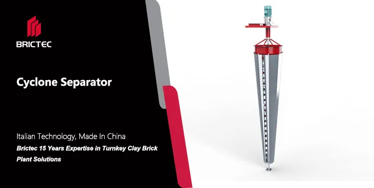 Maszyna susząca oddzielnik cyklonów do suszenia cegieł glinianych w procesie 0
