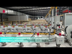 Palniki gazu ziemnego do pieców tunelowych w fabrykach cegieł